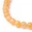 Crofta Yellow Jade Round Gemstone Loose Beads Strand 6mm / 15.5 Inch