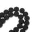 Crofta 10mm Black Onyx Coin Gemstone Loose Beads Strand 15 Inch