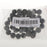 Crofta 10mm Black Onyx Coin Gemstone Loose Beads Strand 15 Inch