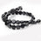 Crofta 10mm Black Onyx Coin Gemstone Loose Beads Strand 15 Inch