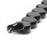 Crofta 10mm Black Onyx Coin Gemstone Loose Beads Strand 15 Inch