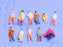 Crofta 100pcs Painted Model Train People Figures Scale Z (1 to 200)