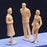 Crofta 100pcs Unpainted Model Train People Figures Scale O (1 to 50)