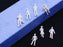 Crofta 100pcs Light Grey Model Train People Figures Scale TT (1 to 100)