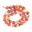 Crofta 10mm Crab Fire Agate Round Gemstone Loose Beads 15inch