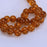 Crofta 10mm Mahogany Synthetic Amber Round Loose Beads Strand 15.5 Inch