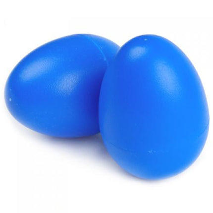 Crofta 2 Pieces Plastic Percussion Musical Instrument Egg Maracas Shakers Blue