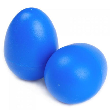 Crofta 2 Pieces Plastic Percussion Musical Instrument Egg Maracas Shakers Blue