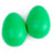 Crofta 1 Pair Plastic Percussion Musical Egg Maracas Shakers - Green