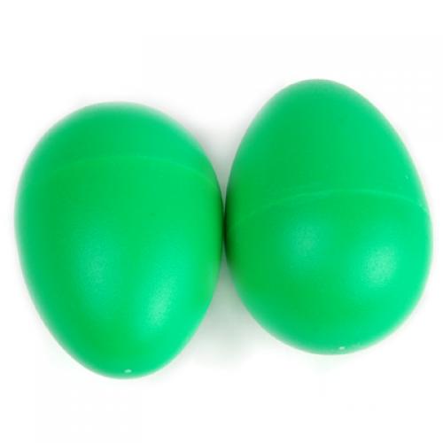 Crofta 1 Pair Plastic Percussion Musical Egg Maracas Shakers - Green