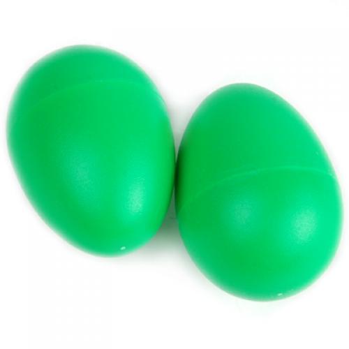 Crofta 1 Pair Plastic Percussion Musical Egg Maracas Shakers - Green