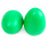 Crofta 1 Pair Plastic Percussion Musical Egg Maracas Shakers - Green