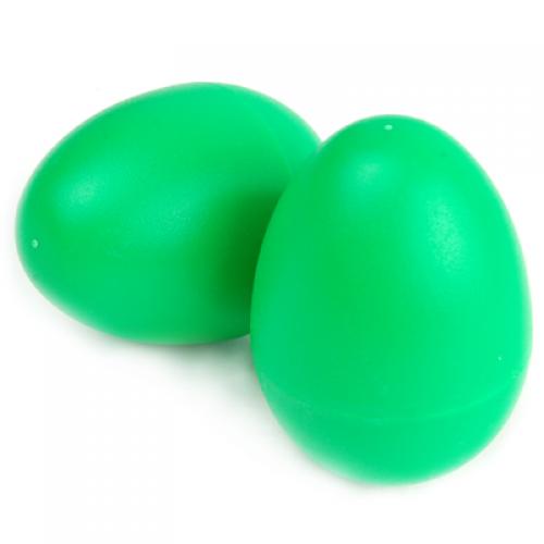 Crofta 1 Pair Plastic Percussion Musical Egg Maracas Shakers - Green