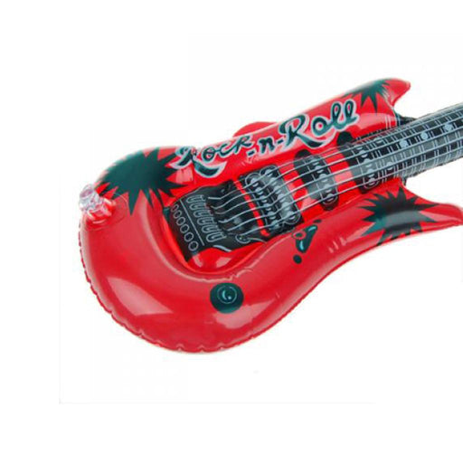 Crofta 2 Pcs Random Color Inflatable Guitar for Rock N Roll Party Favor for Kids