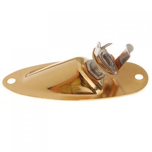 Crofta 1pc Gold Output Jack Socket for Electric Guitar