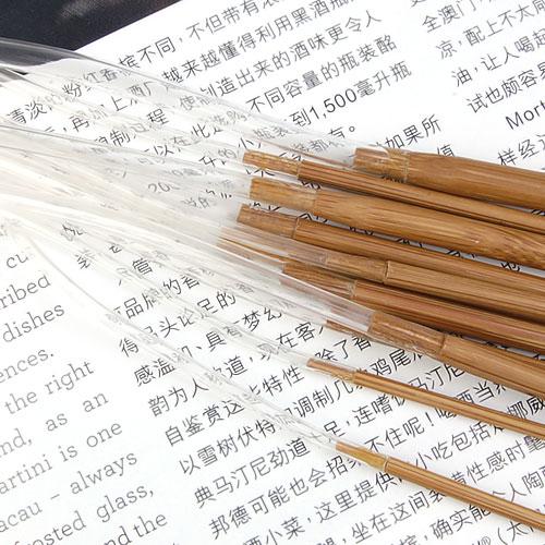 Crofta 11 Sizes 2.0mm-5.0mm 40cm Bamboo Circular Knitting Needles