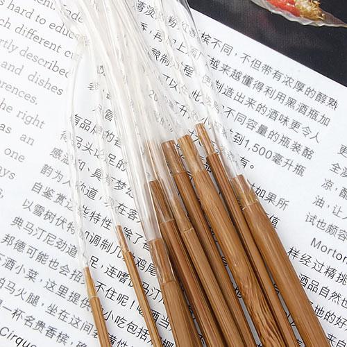 Crofta 11 Sizes 2.0mm-5.0mm 40cm Bamboo Circular Knitting Needles