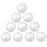 Crofta 10 x White Christmas Modelling Craft Polystyrene Foam Ball Sphere 10cm