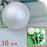 Crofta 10 x White Christmas Modelling Craft Polystyrene Foam Ball Sphere 10cm