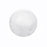 Crofta 10 x 6cm White Modelling Craft Polystyrene Foam Ball Sphere