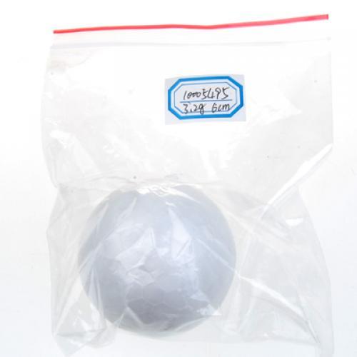 Crofta 10 x 6cm White Modelling Craft Polystyrene Foam Ball Sphere