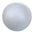 Crofta 10 x 7cm White Modelling Craft Polystyrene Foam Ball Sphere