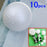 Crofta 10 x 7cm White Modelling Craft Polystyrene Foam Ball Sphere