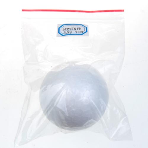 Crofta 10 x 7cm White Modelling Craft Polystyrene Foam Ball Sphere