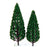 Crofta 10Pcs 1.9 inch - 6.3 inch Train Set Scenery Landscape Model Pyramidal Trees Scale 1/50