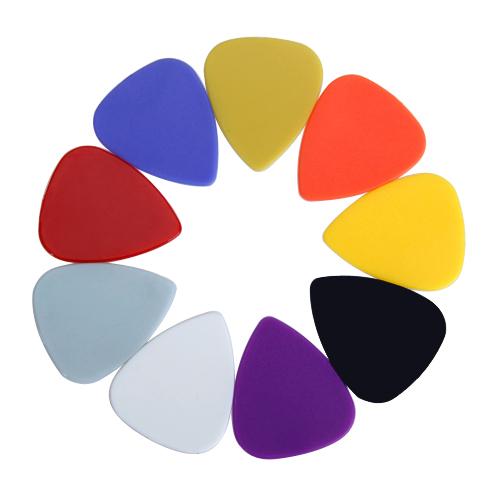 Crofta 100pcs Plastic Guitar Picks Plectrums Assorted Color