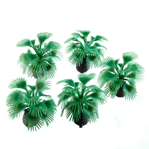 Crofta 10pcs 2.2 inch Model Bottlepalm Trees Layout Train Scale 1/200