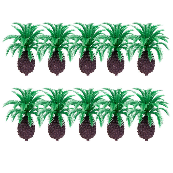 Crofta 10pcs 2 inch Model Cycas Trees Layout Train Scale 1/200