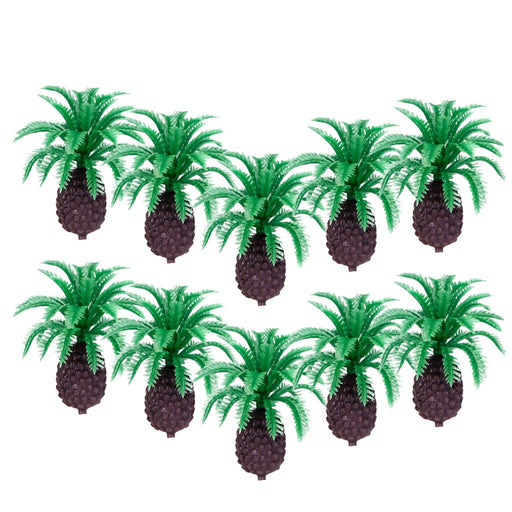 Crofta 10pcs 2 inch Model Cycas Trees Layout Train Scale 1/200