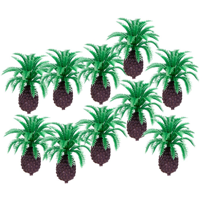 Crofta 10pcs 2 inch Model Cycas Trees Layout Train Scale 1/200