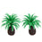 Crofta 10pcs 2 inch Model Cycas Trees Layout Train Scale 1/200