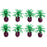 Crofta 10pcs 2 inch Model Cycas Trees Layout Train Scale 1/200