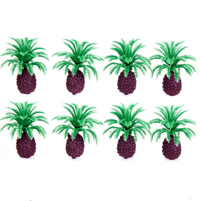 Crofta 10pcs 2 inch Model Cycas Trees Layout Train Scale 1/200