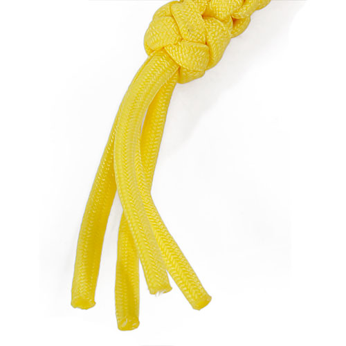 Crofta Yellow Paracord Square Weave Knife Lanyard