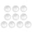 Crofta 10pcs 8cm White Modelling Craft Polystyrene Foam Balls Spheres