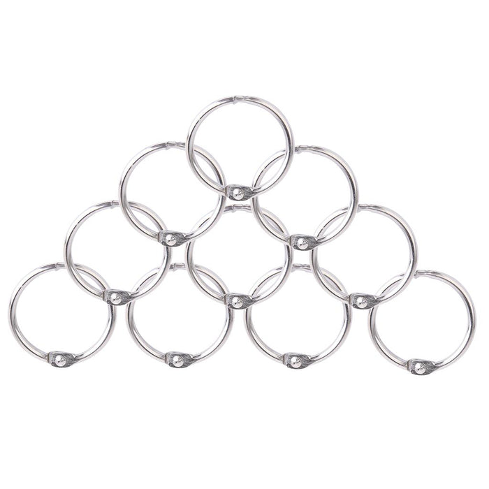 Crofta 10x Hinged Rings for Scrapbooks Albums - 45mm