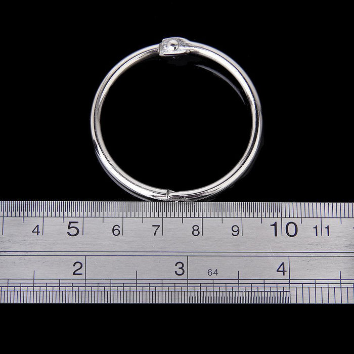 Crofta 10x Hinged Rings for Scrapbooks Albums - 45mm