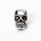 Crofta 10pcs Antique Silver Metal Skull Spacer Beads Fit DIY Charm Bracelet 3.9mm Hole