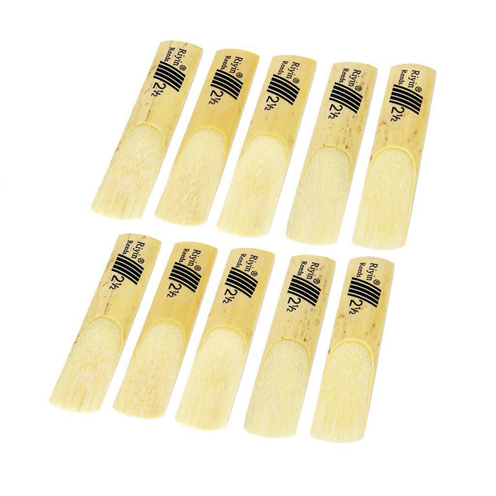 Crofta 10pcs bE Saxophone Reeds Strength 2.5 Reeds