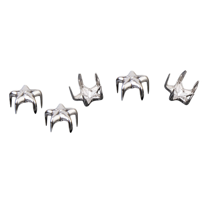 Crofta 100pcs Silver Star Studs Nailheads 9mm