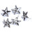 Crofta 100pcs Silver Star Studs Nailheads 9mm