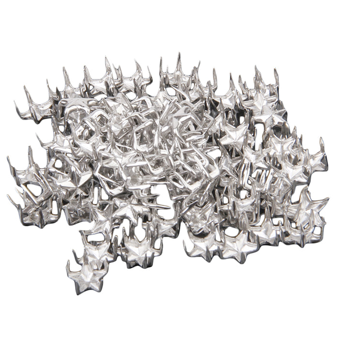 Crofta 100pcs Silver Star Studs Nailheads 9mm