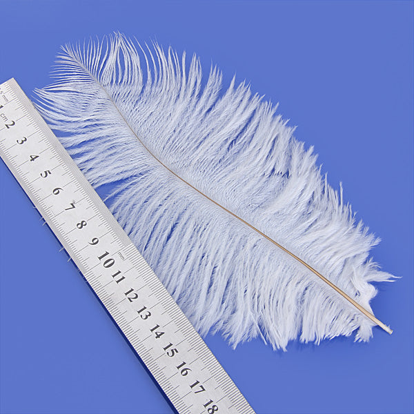 Crofta 10pcs White Ostrich Feathers 6.7-9 Inch