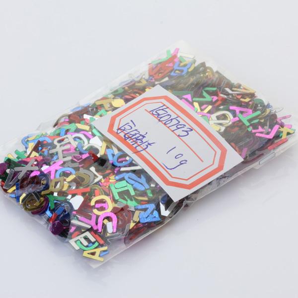 200pcs Letter Sequin Confetti Christmas Scrapbooking