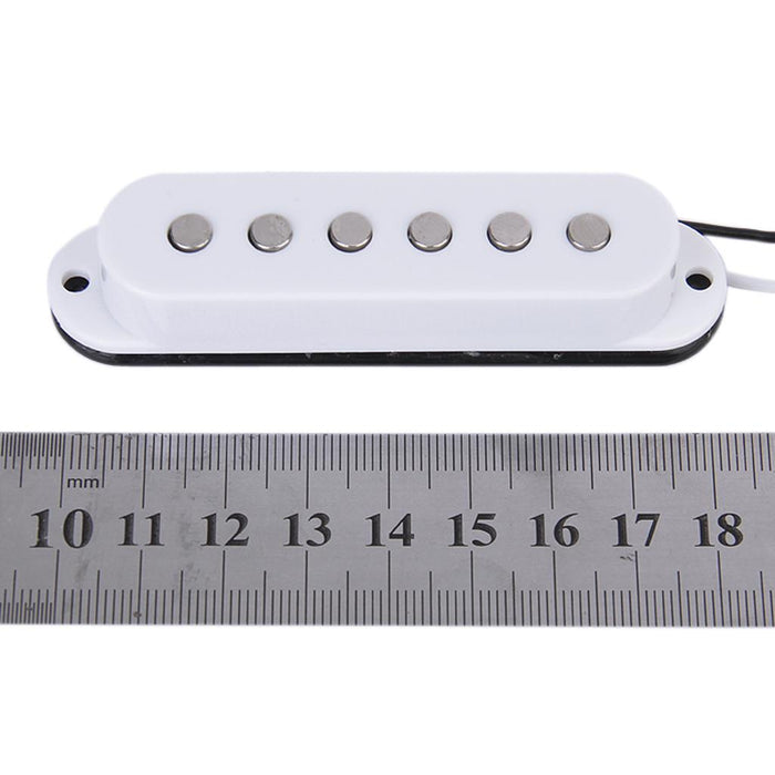 Crofta White Single Coil Pickup For Strat Guitar