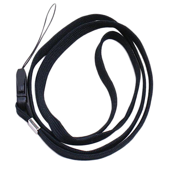 Crofta 16inch Black Neck Strap Lanyard for Mp3 Cell Phone ID Card